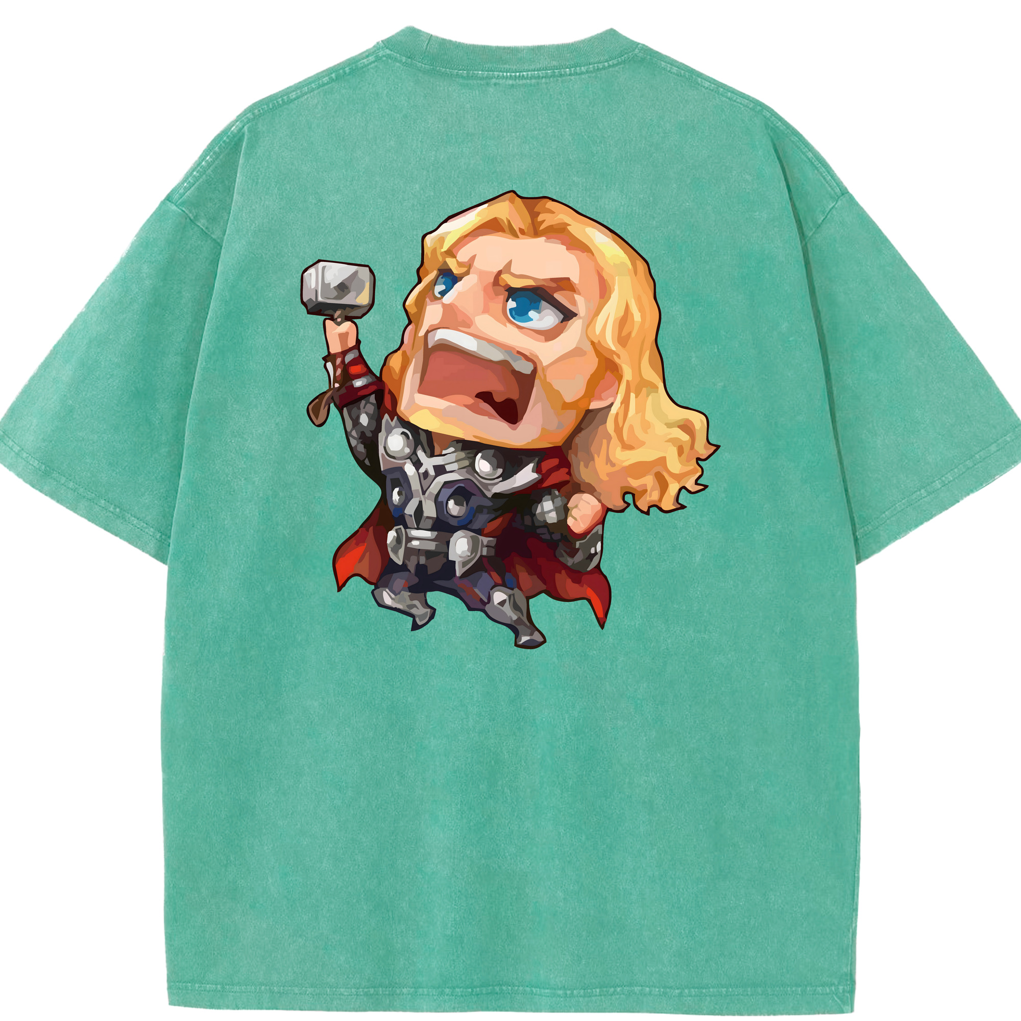 （画像用） アベンジャーズ The Avengers 綿100% ヴィンテージ風 半袖Tシャツ（背面プリント）